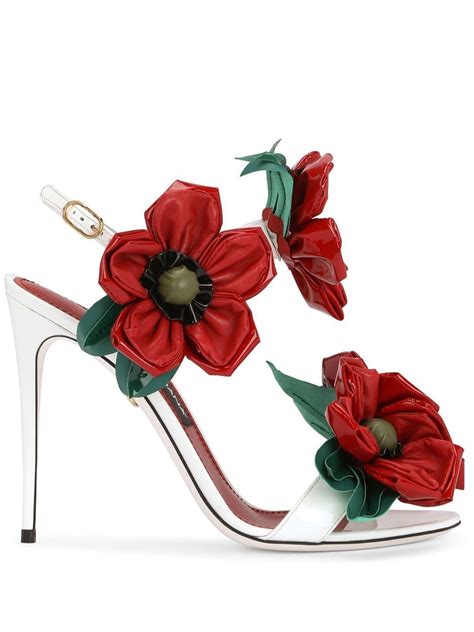 dolce gabbana flower shoes